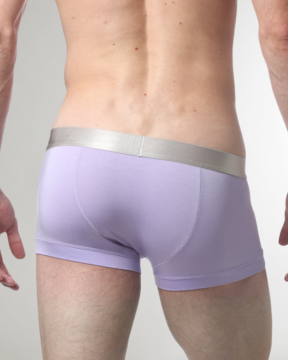 Parke & Ronen Solid Low-Rise Trunk Parke & Ronen Solid Low-Rise Trunk Lavender-solid