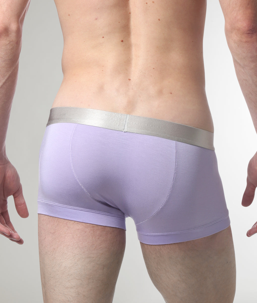 Parke & Ronen Solid Low-Rise Trunk Parke & Ronen Solid Low-Rise Trunk Lavender-solid