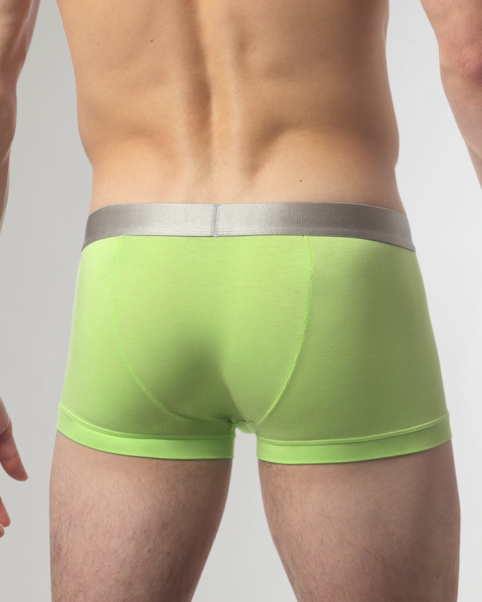 Parke & Ronen Solid Low-Rise Trunk Parke & Ronen Solid Low-Rise Trunk Lemon-lime