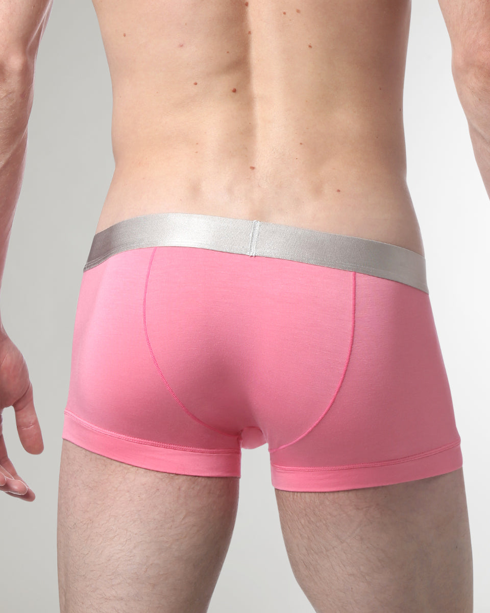 Parke & Ronen Solid Low-Rise Trunk Parke & Ronen Solid Low-Rise Trunk Morning-pink