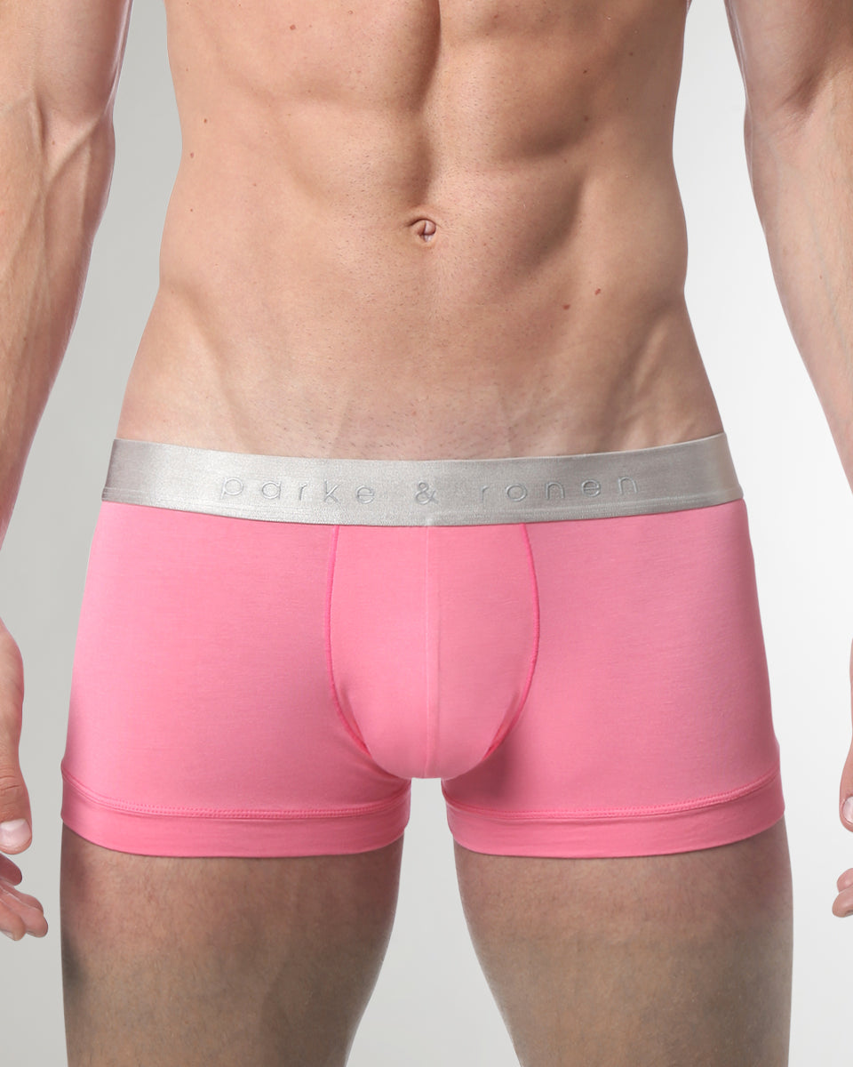 Parke & Ronen Solid Low-Rise Trunk Parke & Ronen Solid Low-Rise Trunk Morning-pink