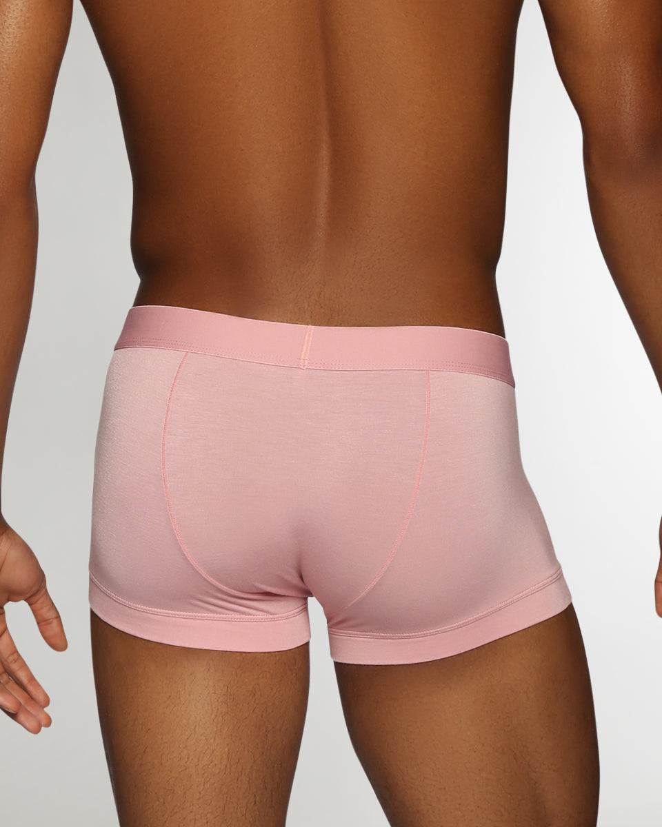 Parke & Ronen Solid Low-Rise Trunk Rouge