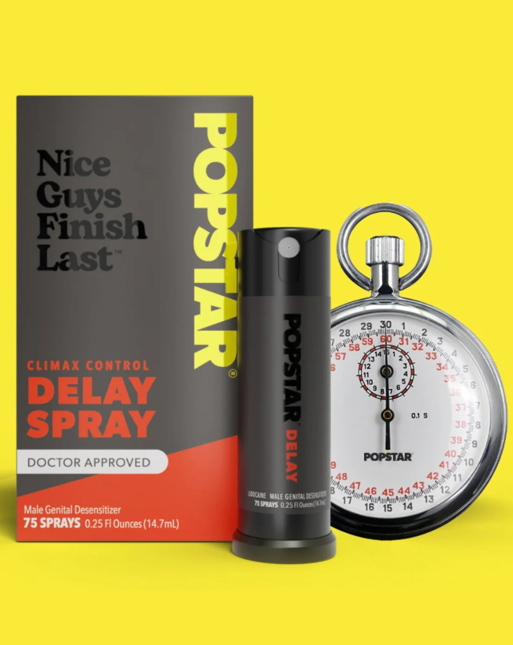 Popstar Delay Spray — doctor-recommended desensitizing spray for men