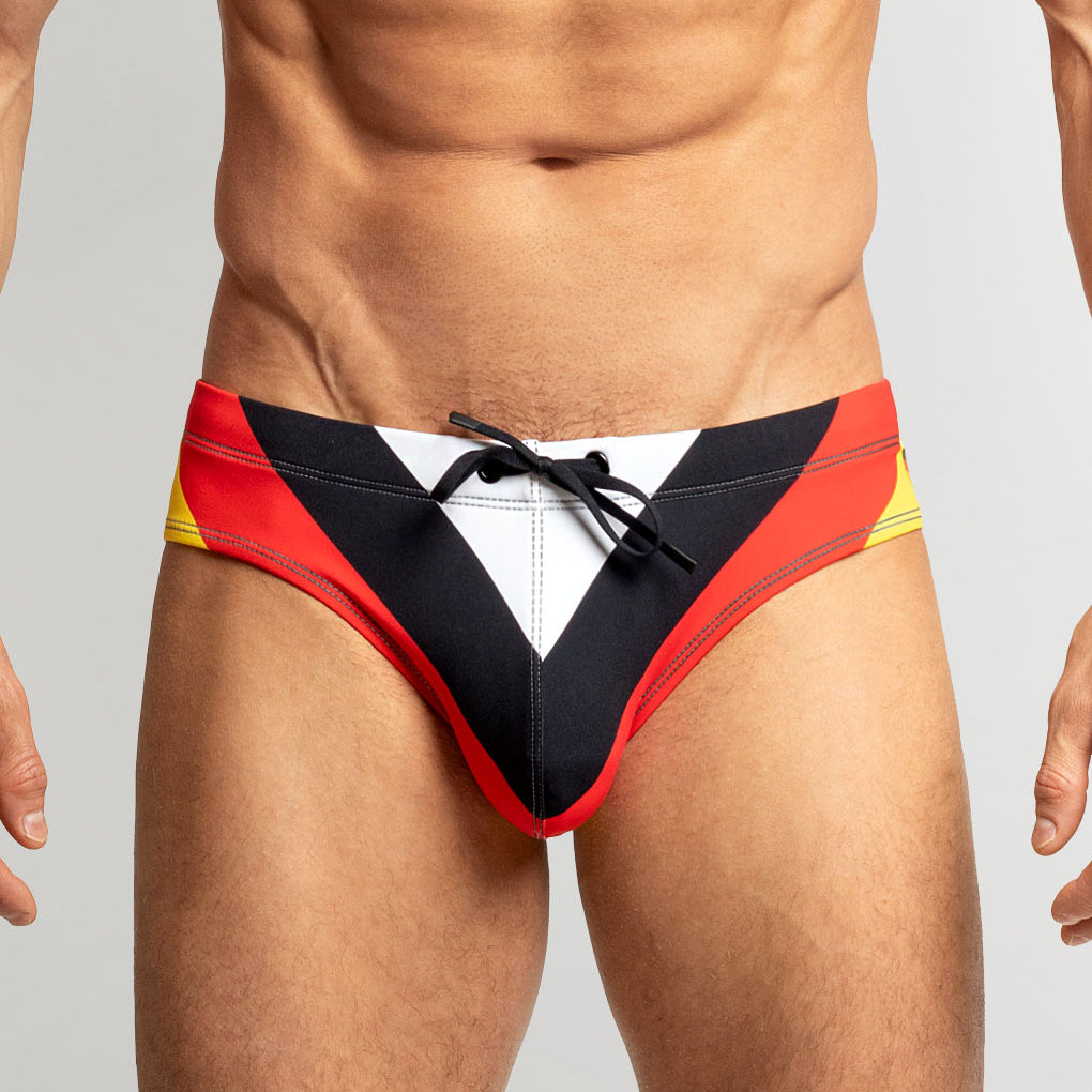Rounderbum H2O Soccer Edition Package Swim Brief
