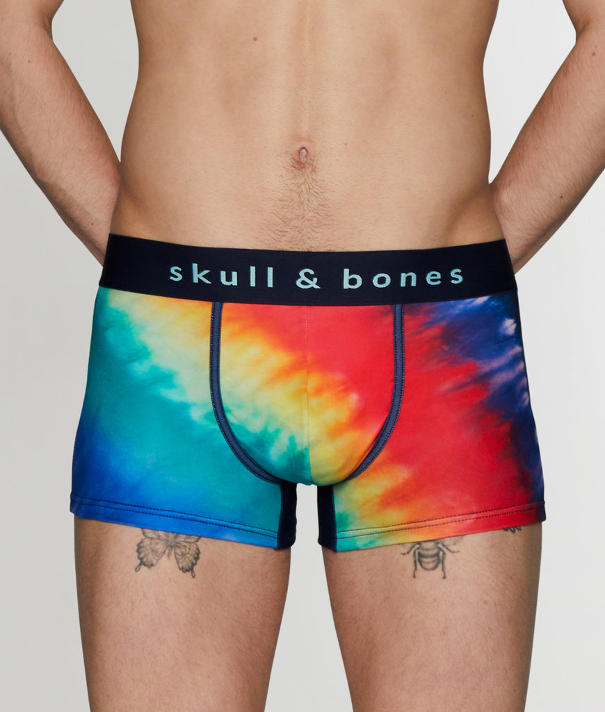 Skull & Bones Rainbow Tie Dye Trunk Skull & Bones Rainbow Tie Dye Trunk Rainbow-tie-dye