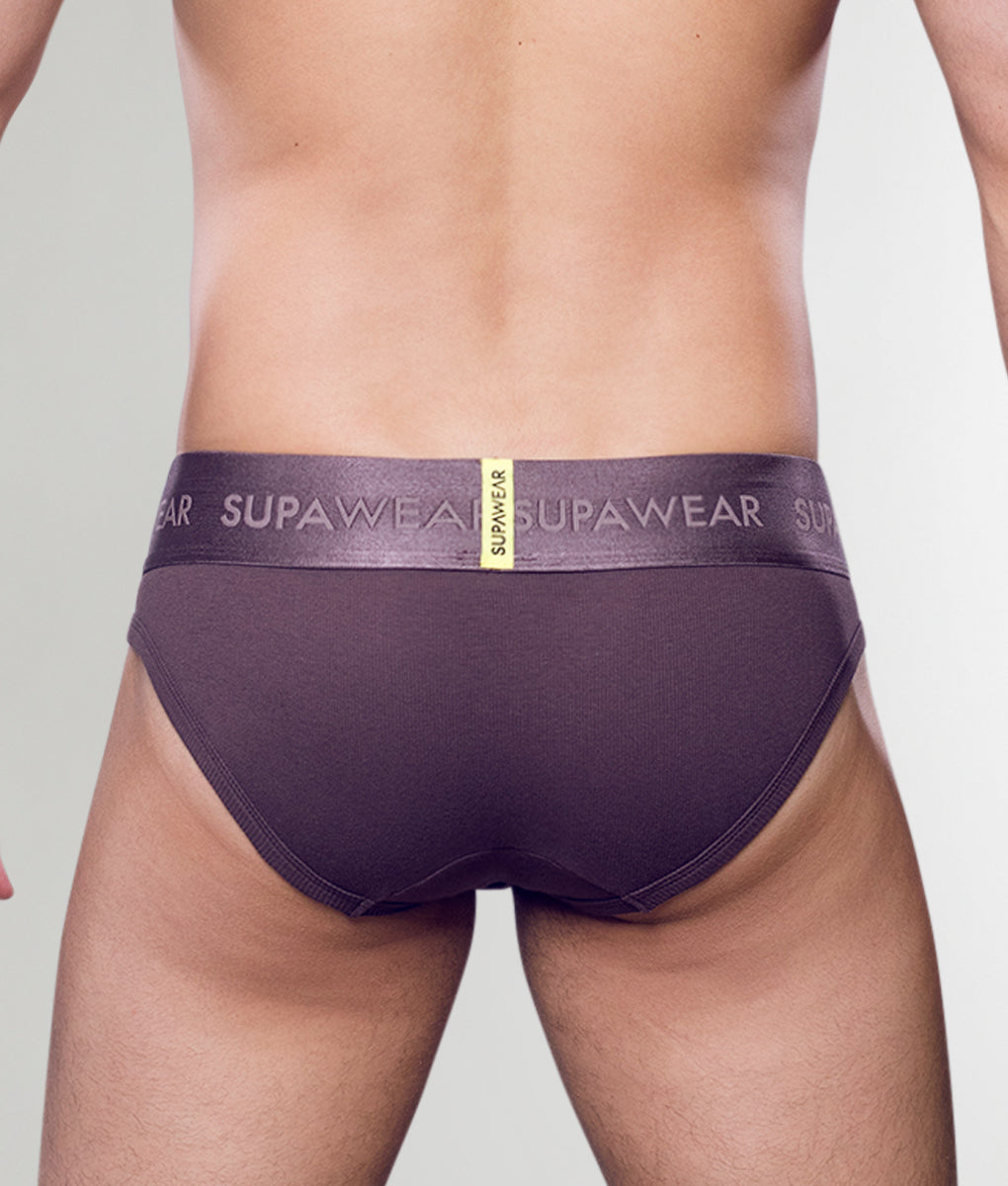 Supawear Ribbed Brief Supawear Ribbed Brief Peppercorn