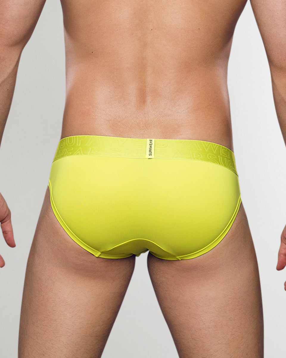Supawear Neon Brief Cyber-lime