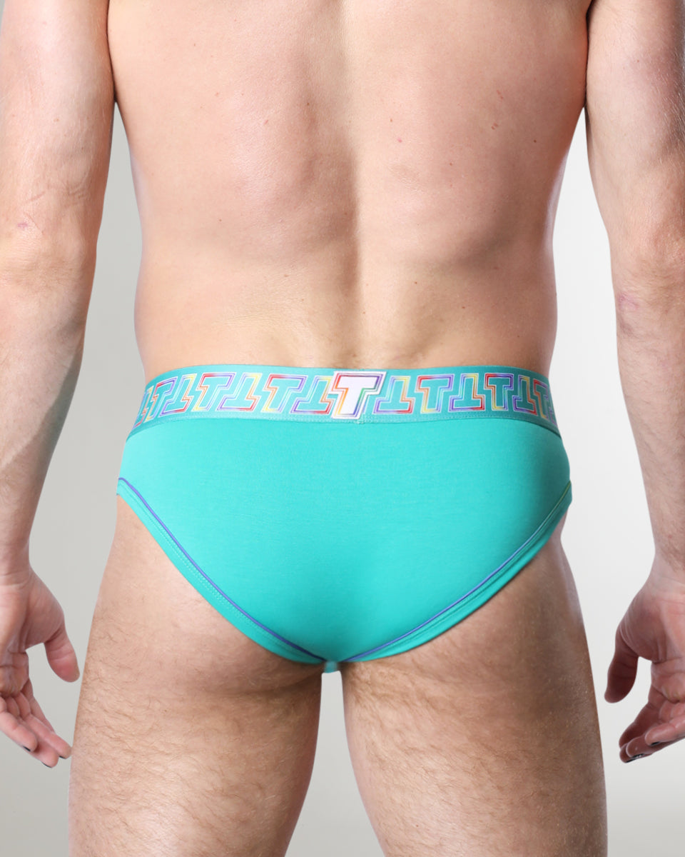 Timoteo Pride 24 Brief Timoteo Pride 24 Brief Turquoise