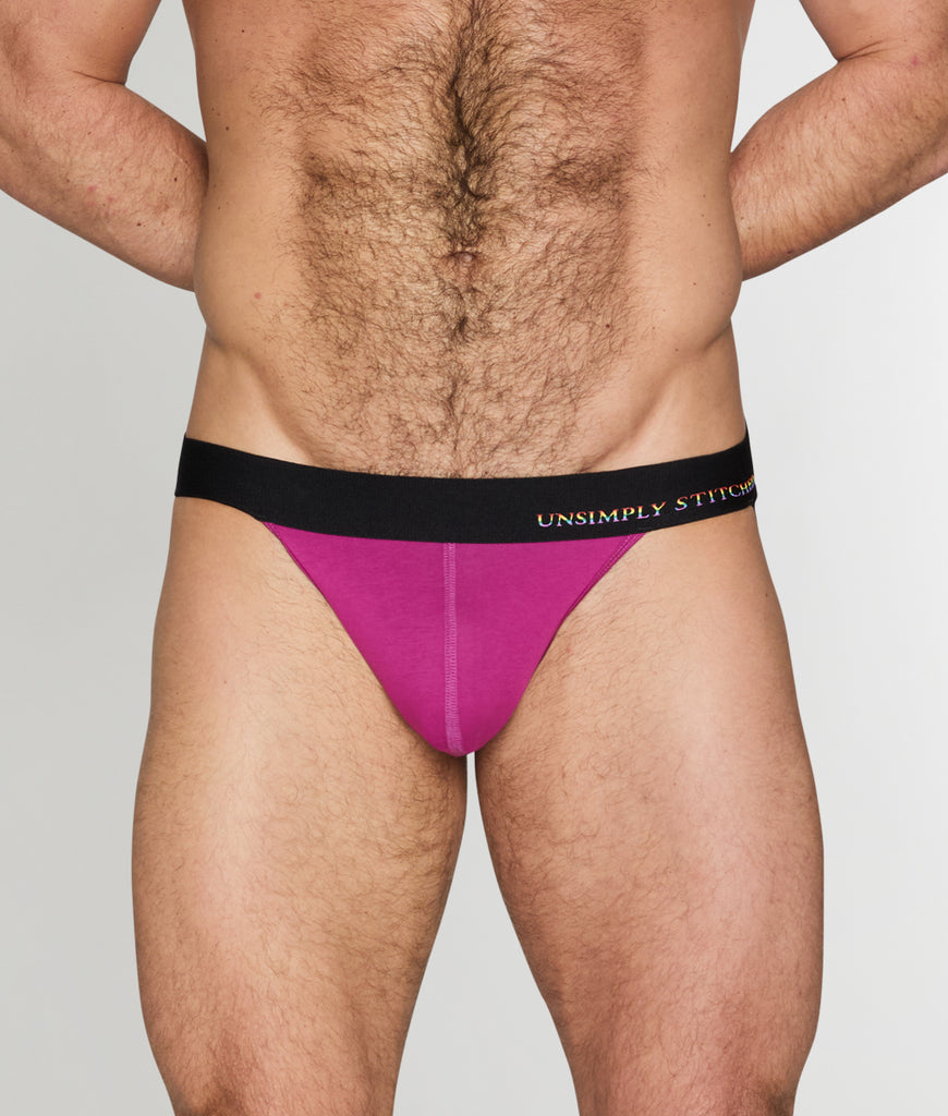 Unsimply Stitched Pride Solid Jockstrap Unsimply Stitched Pride Solid Jockstrap Purple