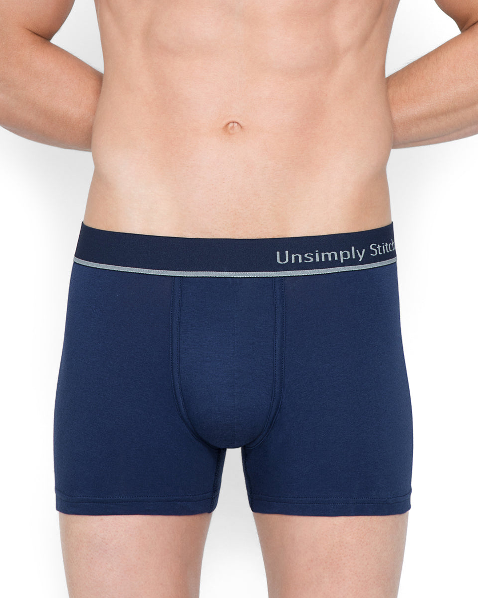 Unsimply Stitched Solid Trunk Purple