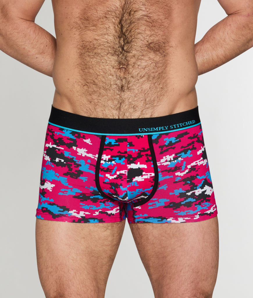 Unsimply Stitched Digital Camo Trunk Unsimply Stitched Digital Camo Trunk Pink-camo