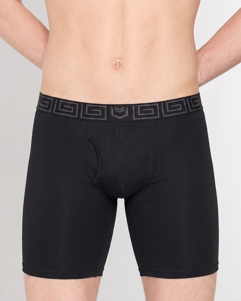 Sheath V Bamboo Men's 8" Sports Performance Boxer Brief