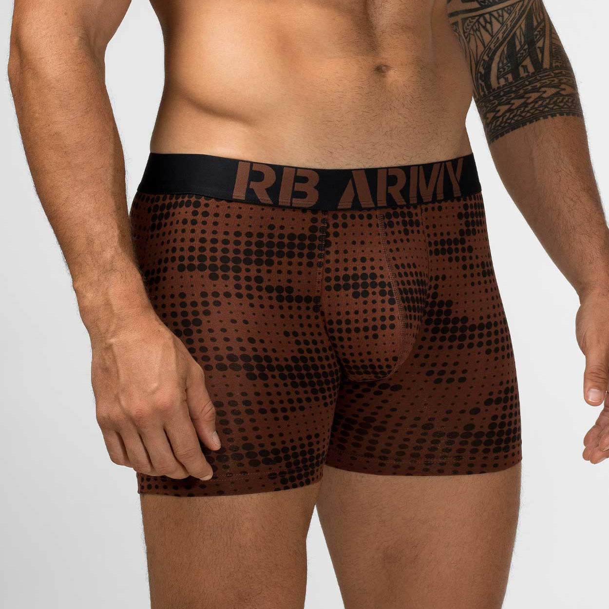 Rounderbum Army Padded Boxer Brief + Smart Package Cup