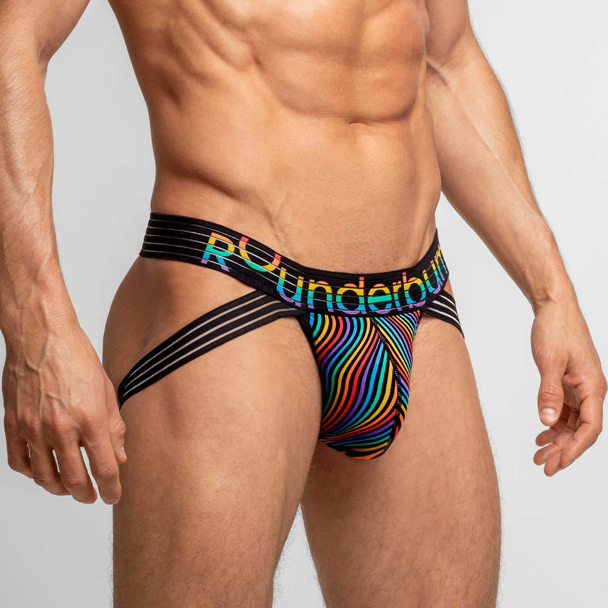 Rounderbum Waveform Pride Lift Jockstrap