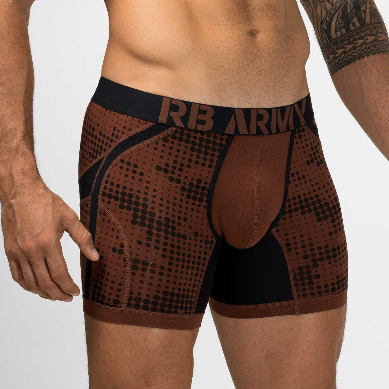 Rounderbum Army Anatomic Boxer Brief