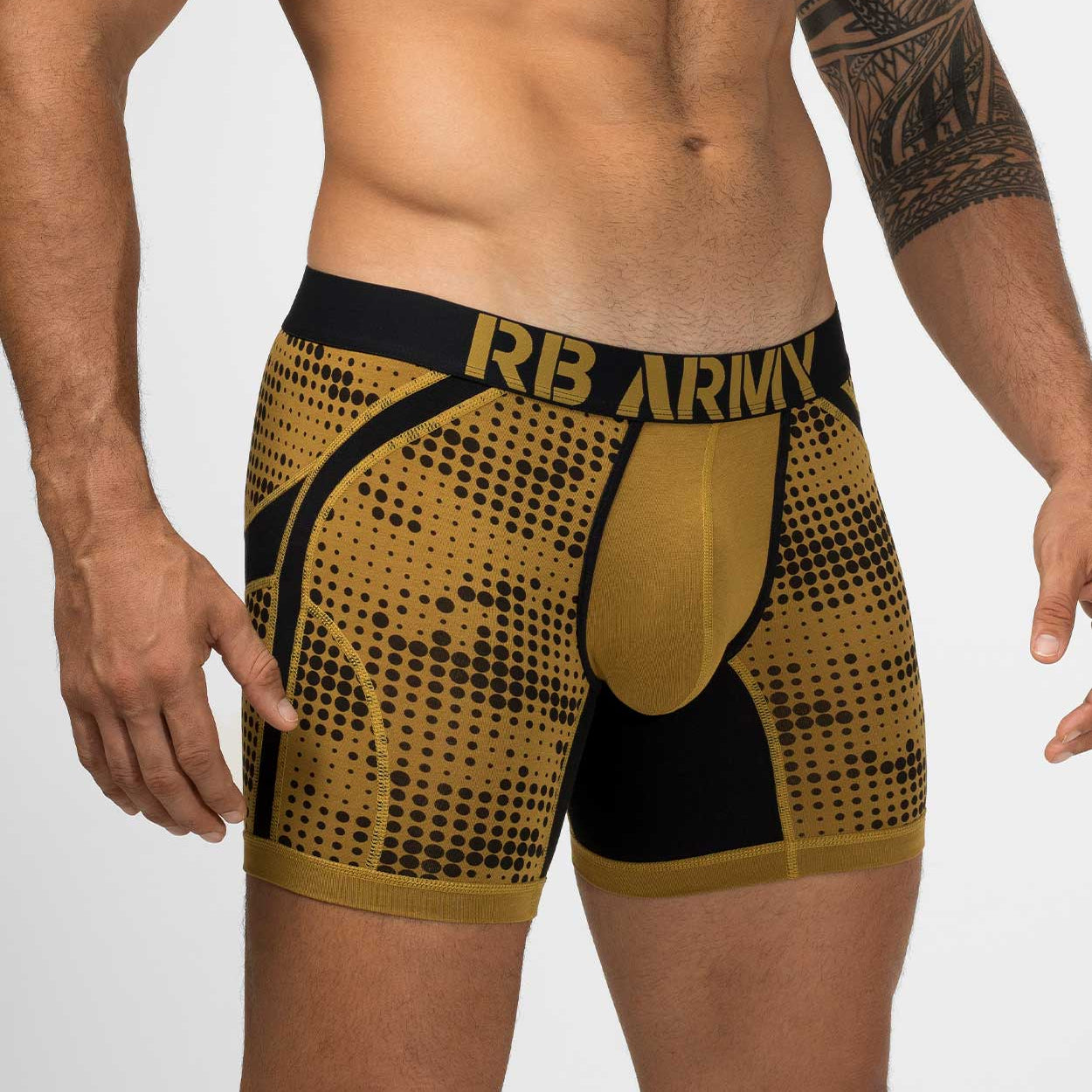 Rounderbum Army Anatomic Boxer Brief