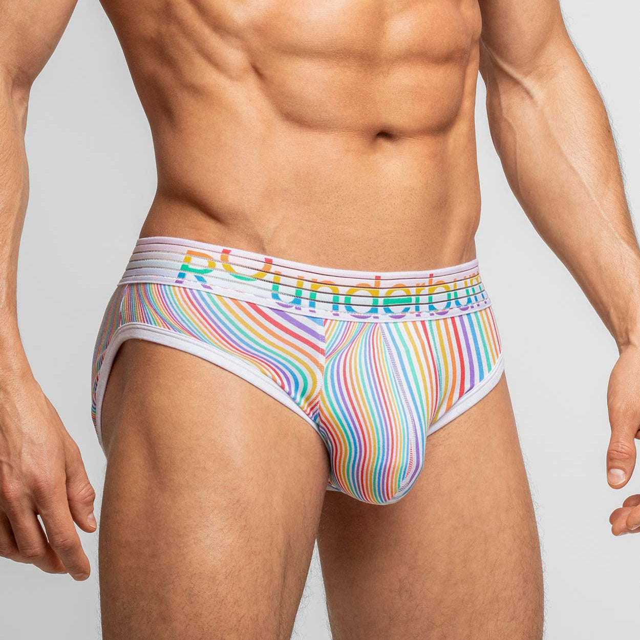 Rounderbum Waveform Pride Padded Brief + Smart Package Cup