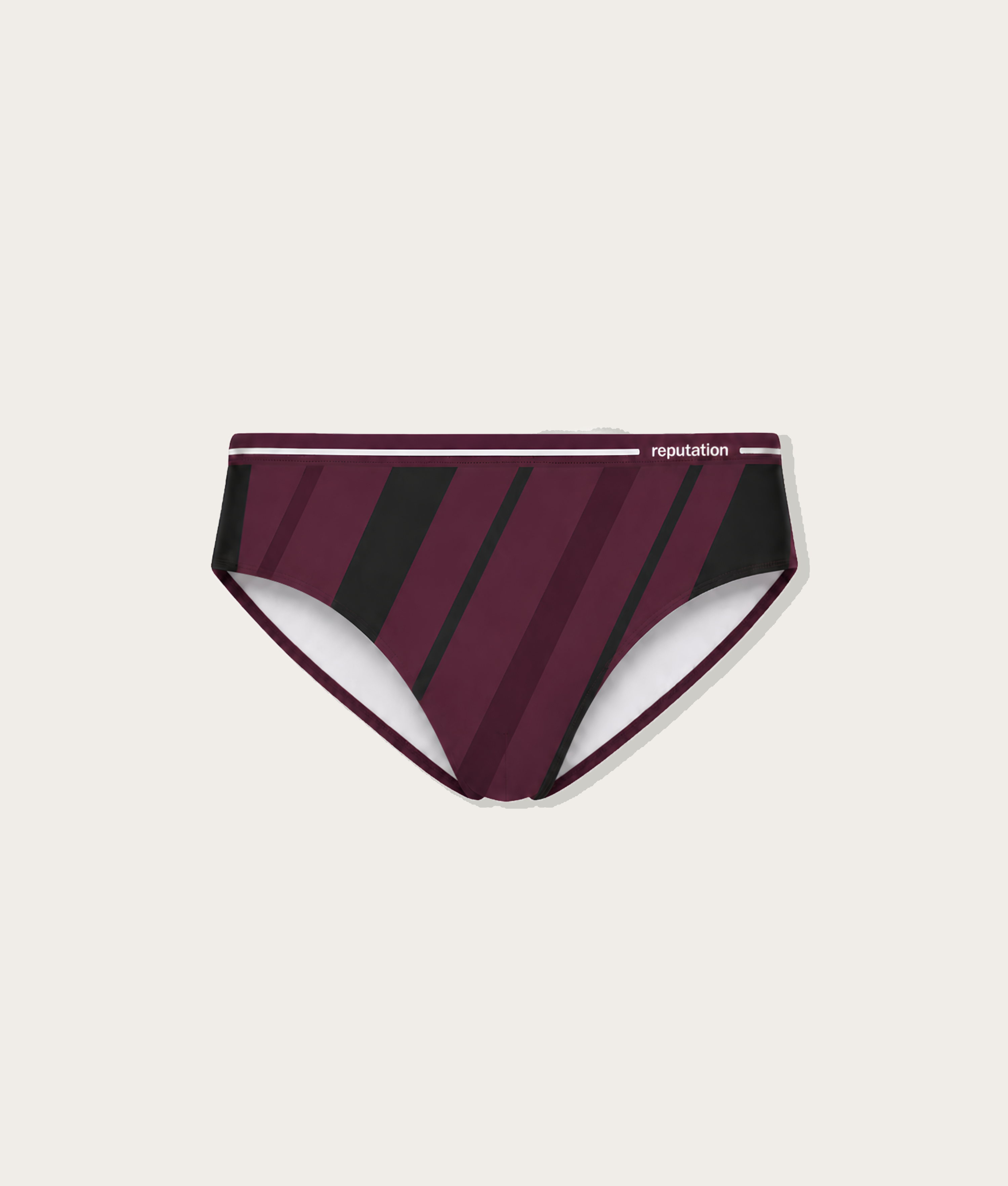 Reputation Sunga 02 Purple Vector — men's ultra-matte sunga brief flatlay