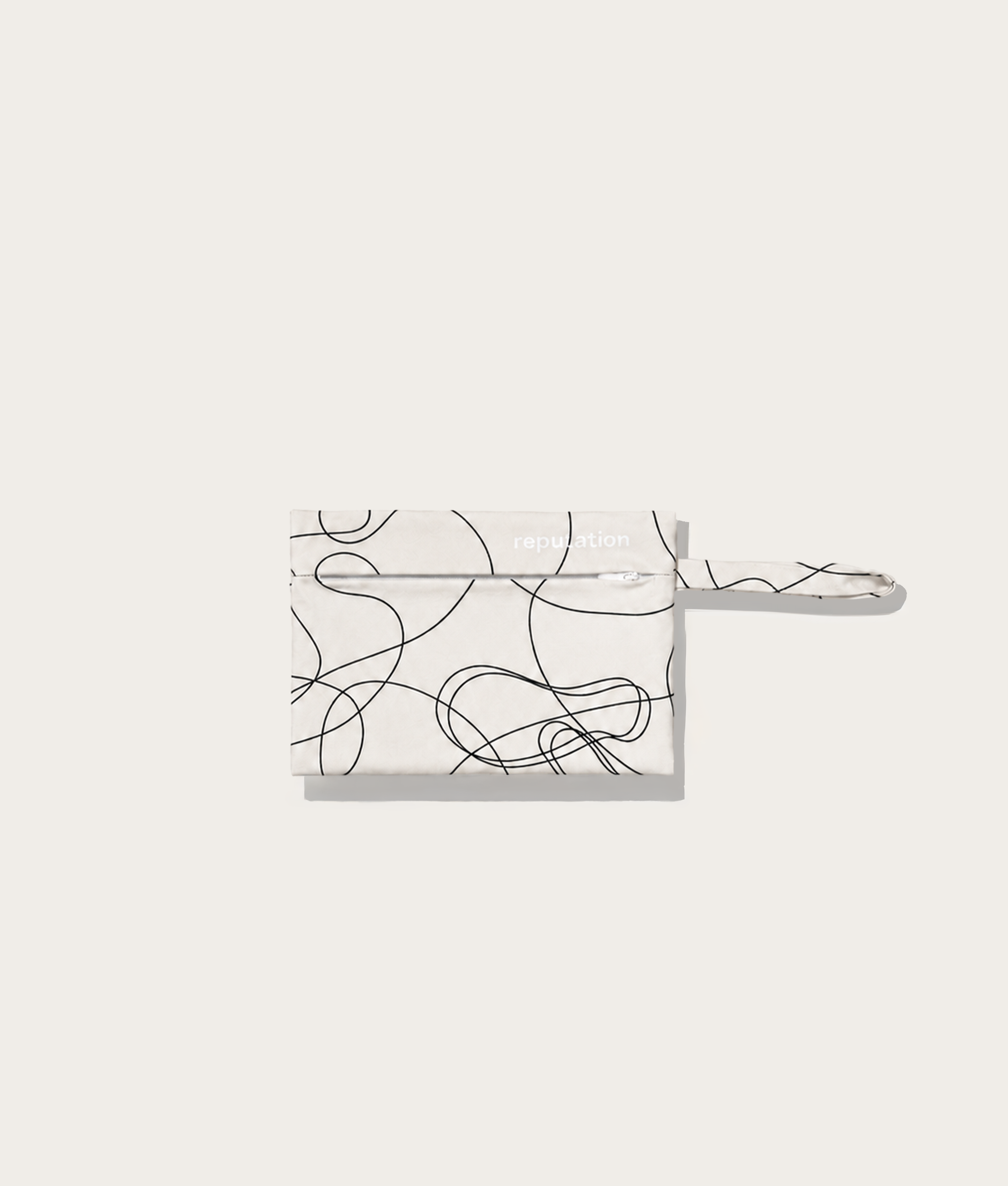 Reputation Sunga 02 White Drawing — sunga brief detail and pouch flatlay