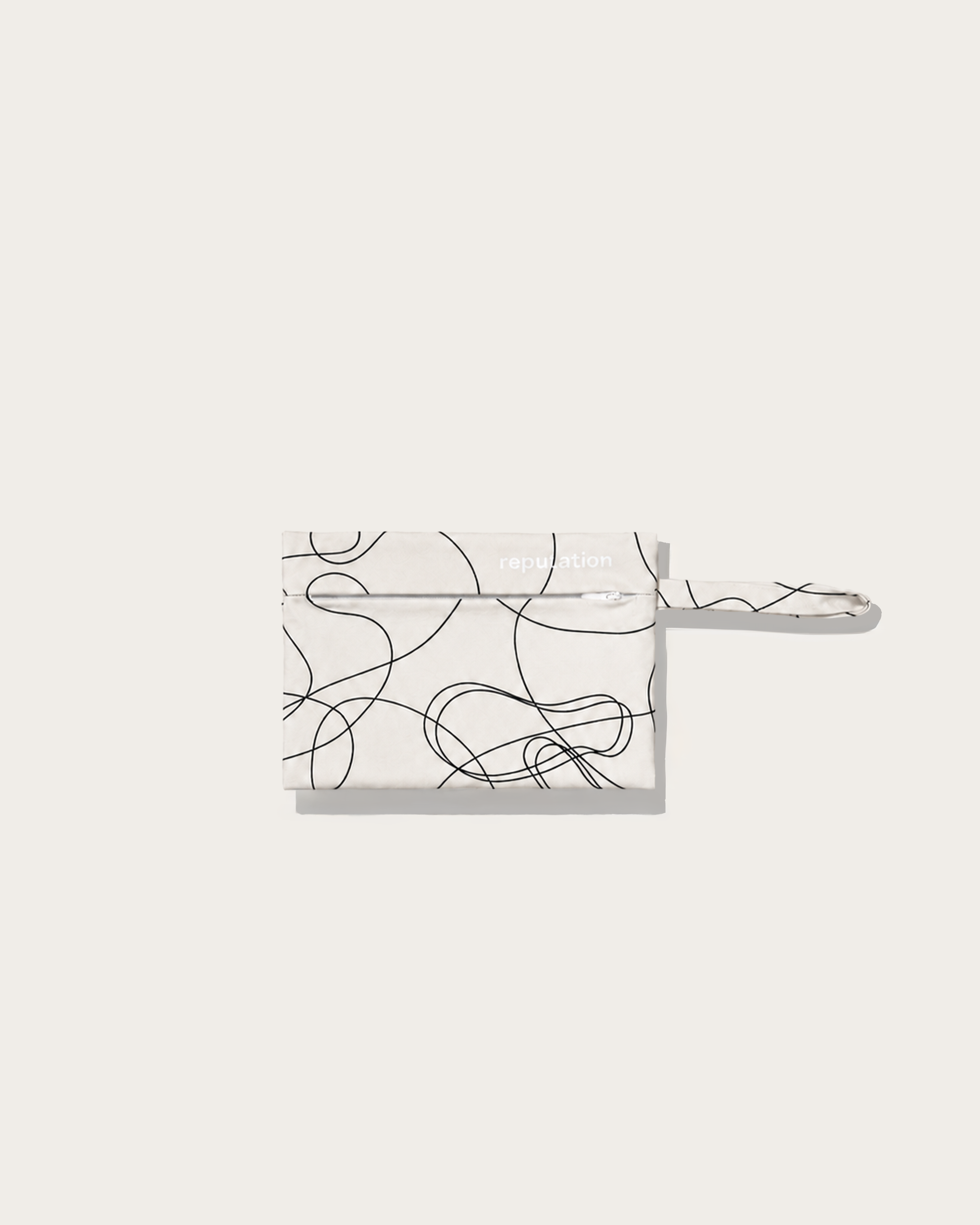 Reputation Sunga 02 White Drawing — sunga brief detail and pouch flatlay