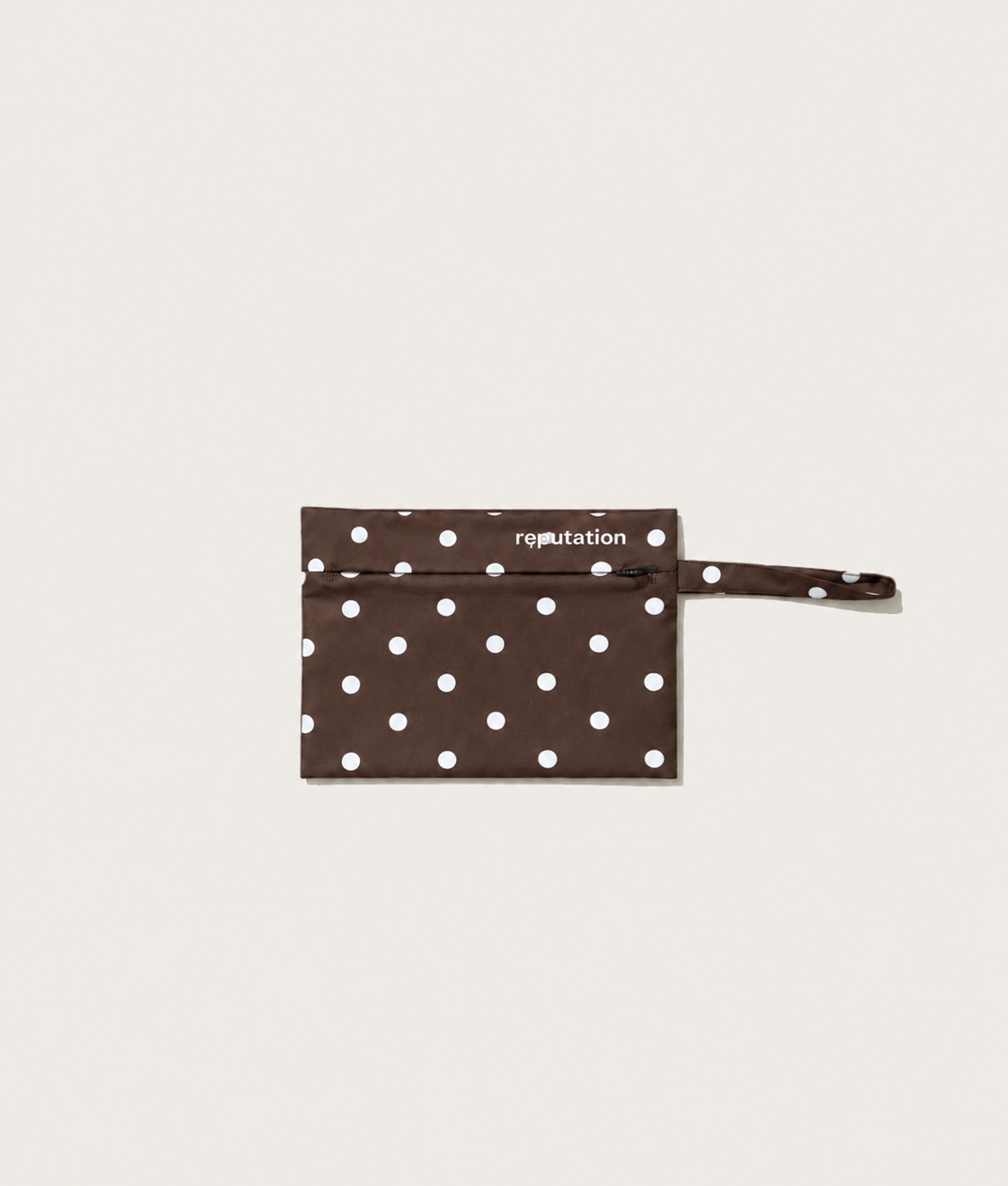 Reputation Swim Brief Sunga 02 Brown Polka Dots — men's swim brief beach resort quick-dry second-skin fit