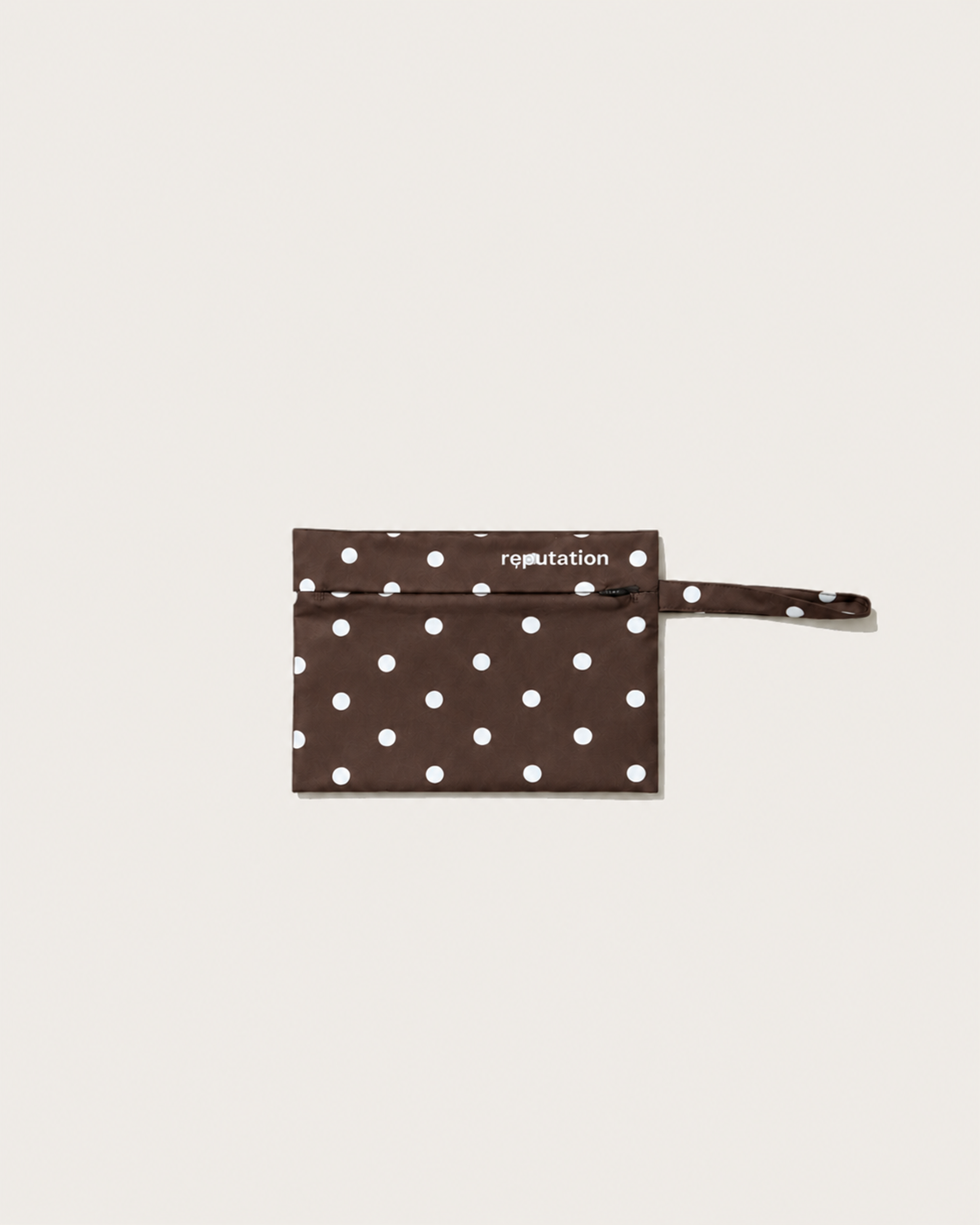 Reputation Swim Brief Sunga 02 Brown Polka Dots — men's swim brief beach resort quick-dry second-skin fit