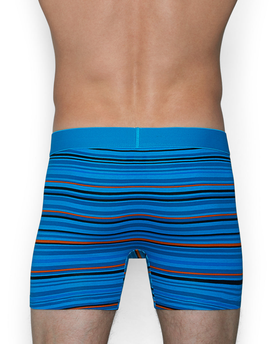 Wood Boxer Brief with Fly Midnight-stripe