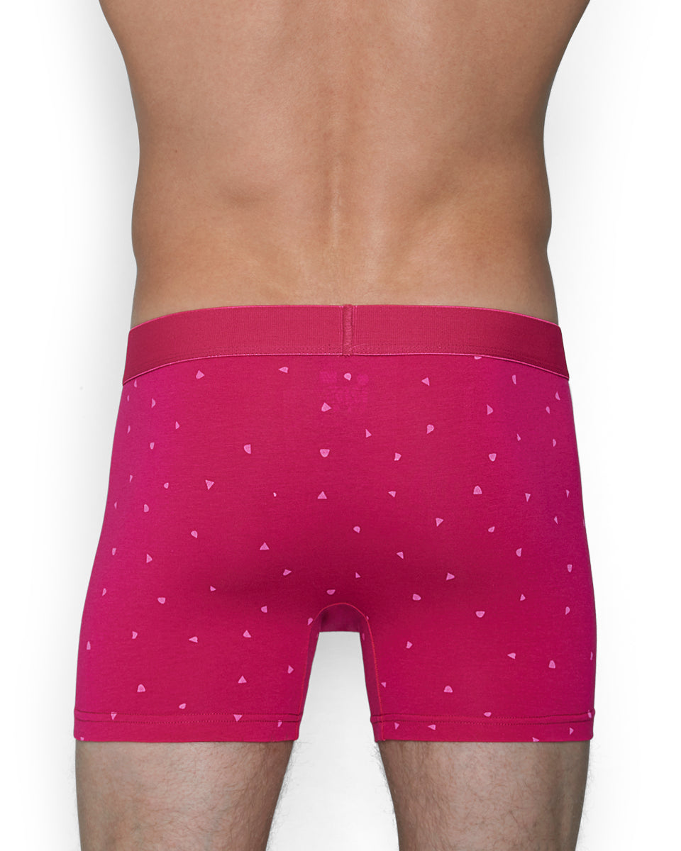 Wood Boxer Brief with Fly Pink-fling