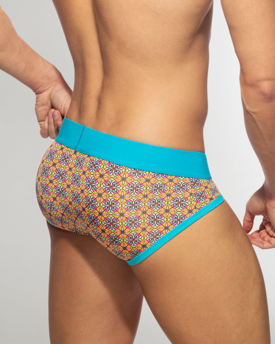 Addicted Damasco Swimderwear Brief Turquoise