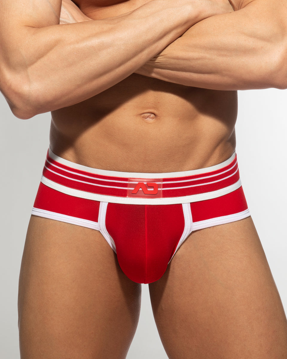 Addicted Double Trouble Brief Red