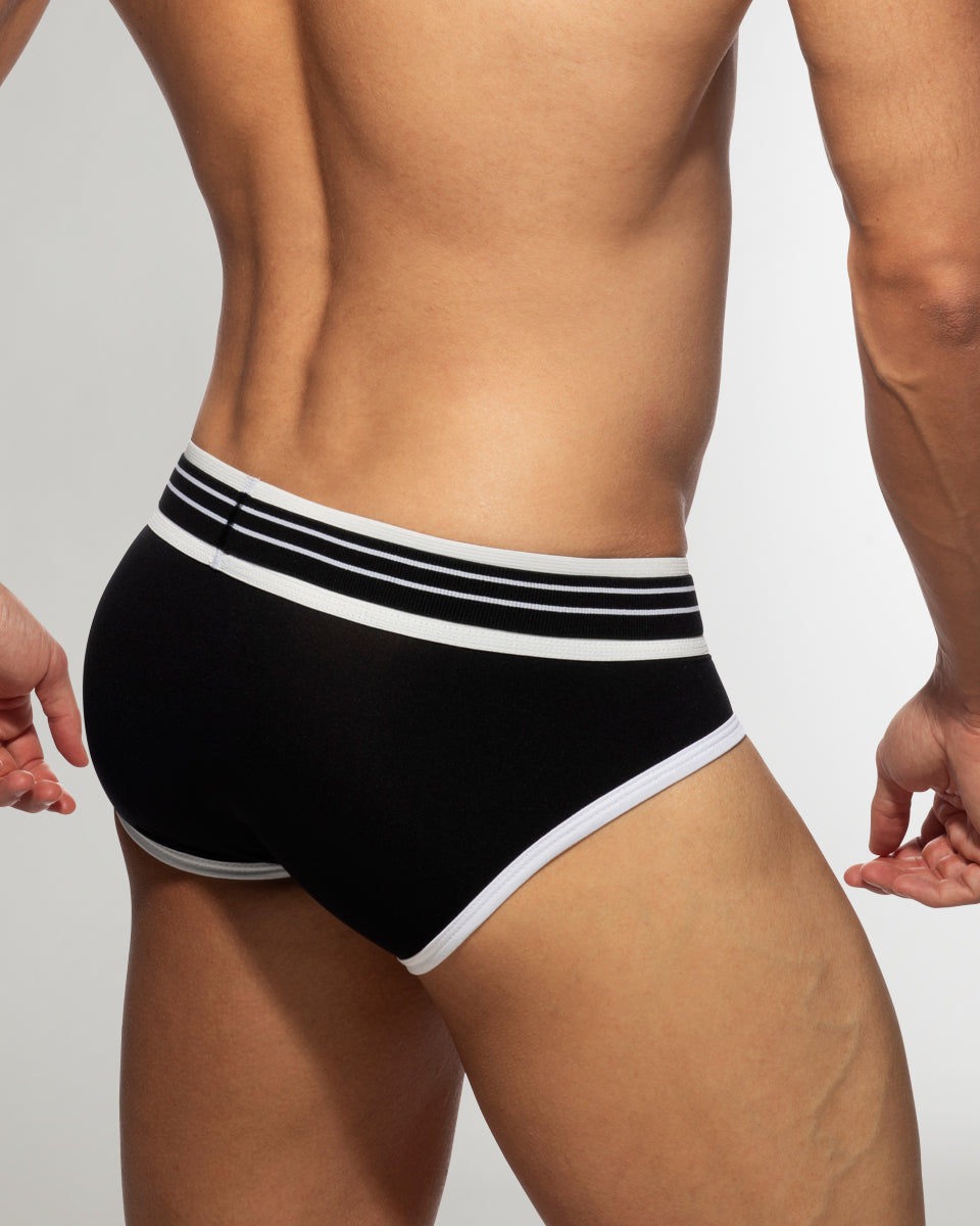 Addicted Double Trouble Brief Black