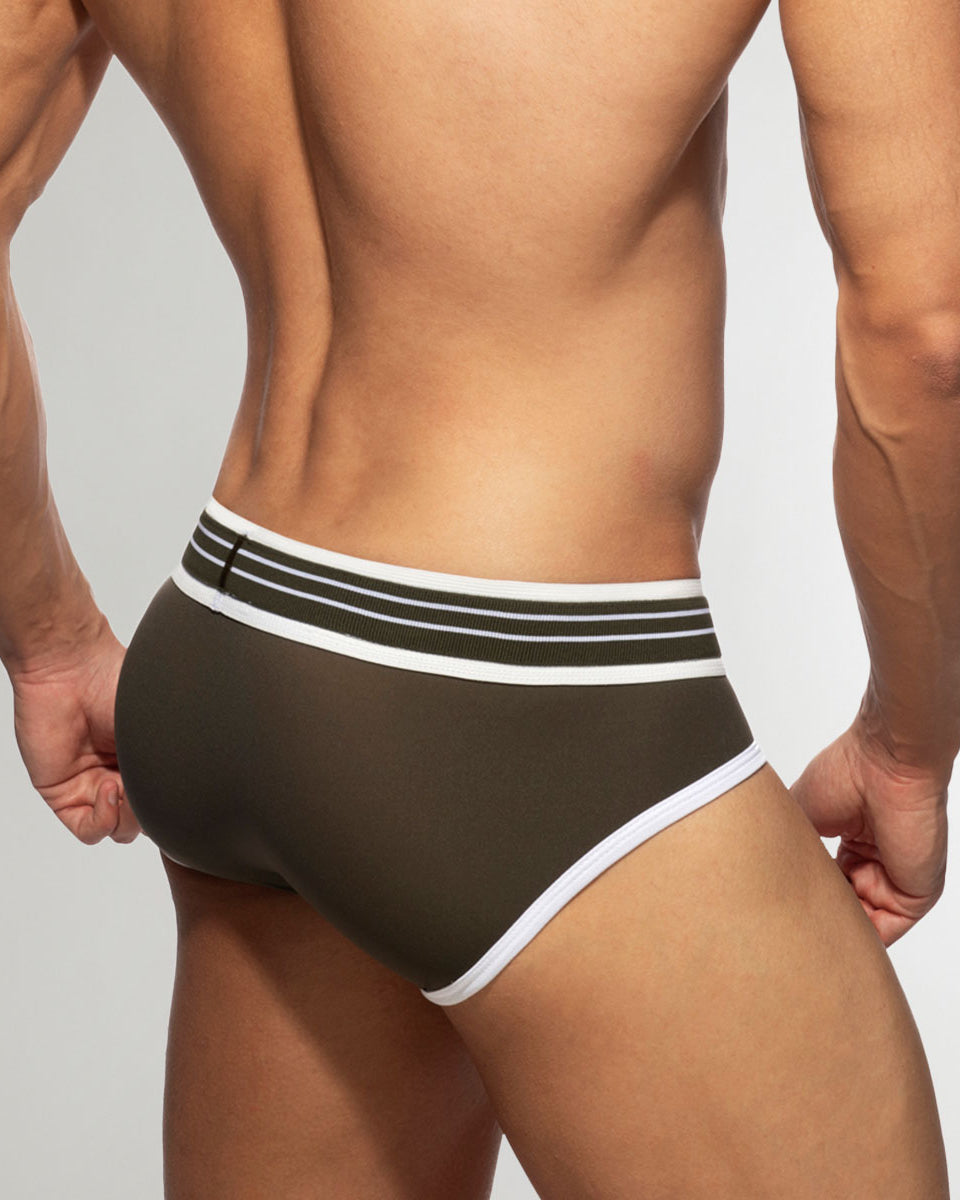 Addicted Double Trouble Brief Khaky