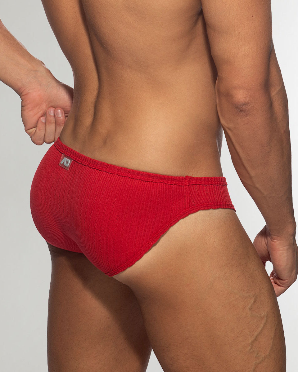 Addicted Puff Bikini Brief Red