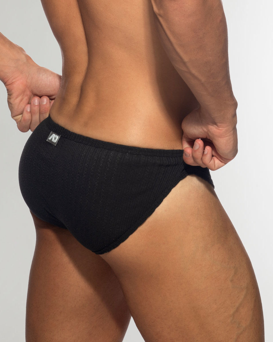 Addicted Puff Bikini Brief Black