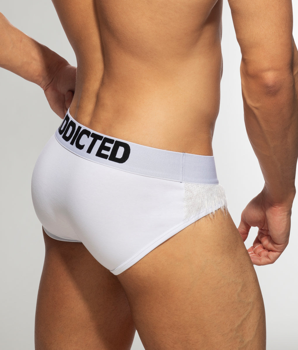 Addicted Feather Combi Brief White