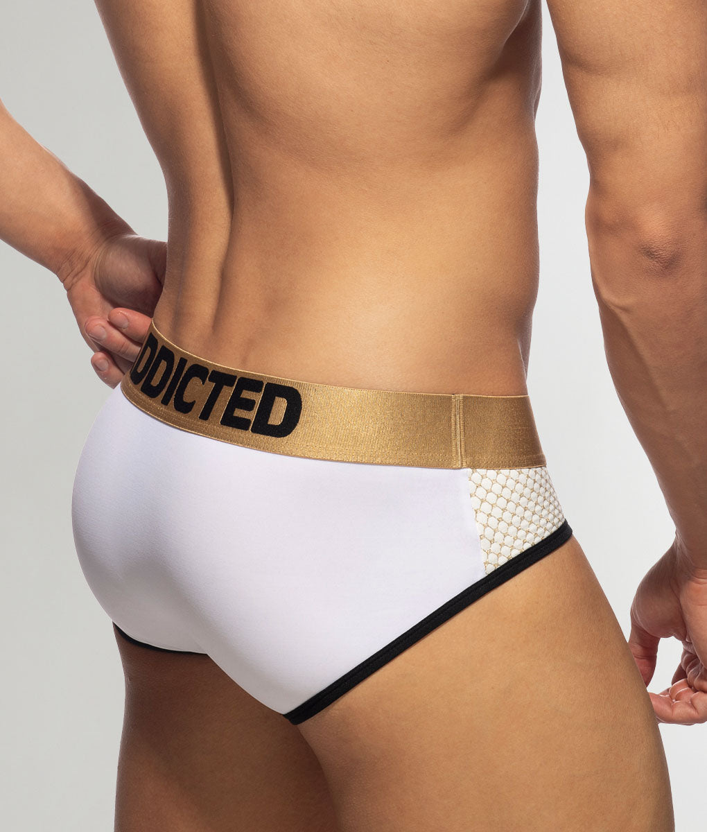 Addicted Luxury Swimderwear Brief White