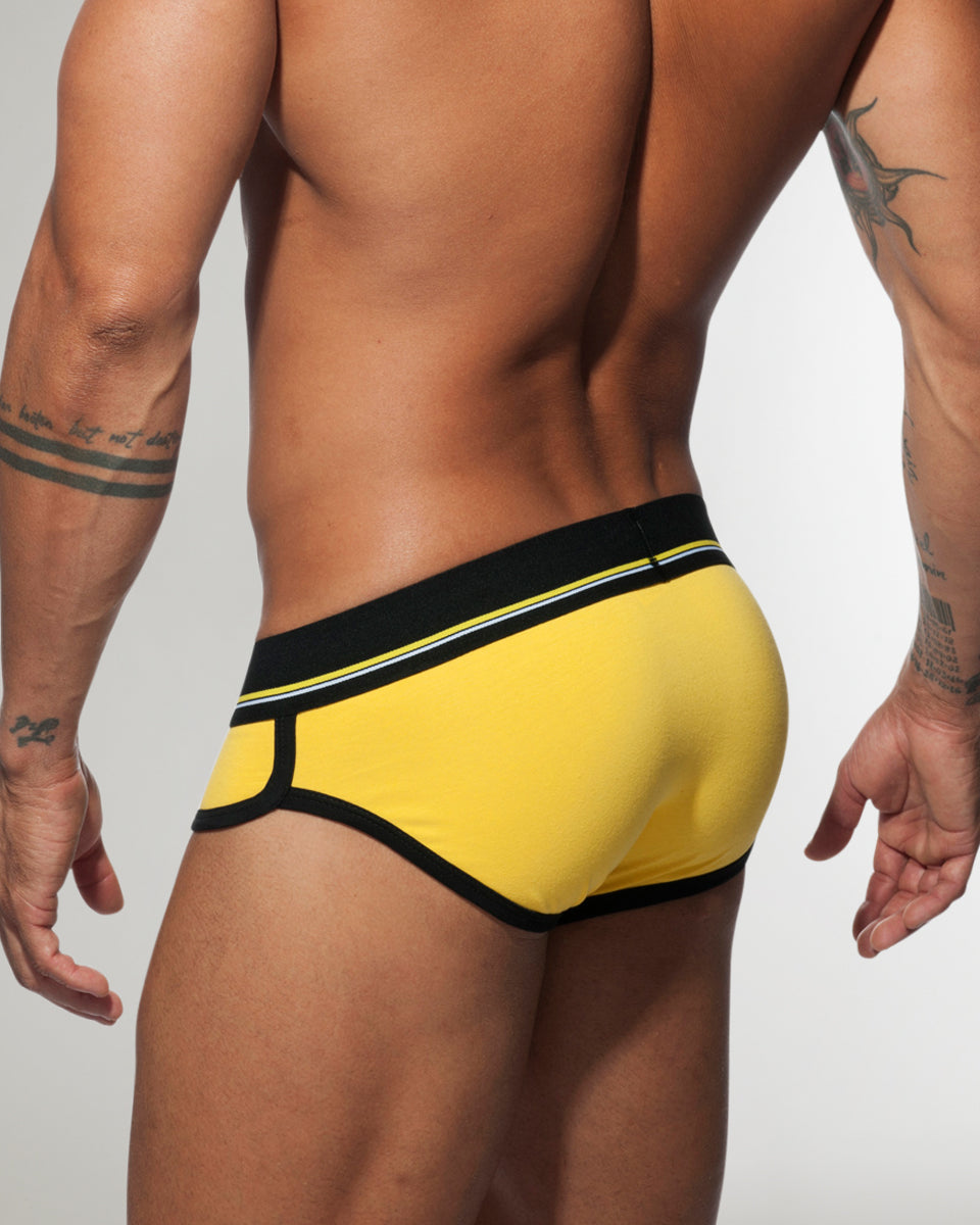 Addicted Curve Brief Yellow