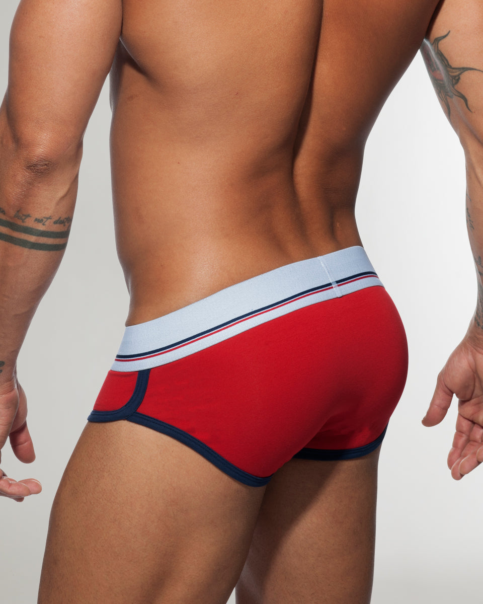 Addicted Curve Brief Red