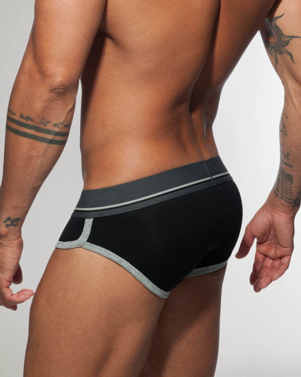 Addicted Curve Brief Black