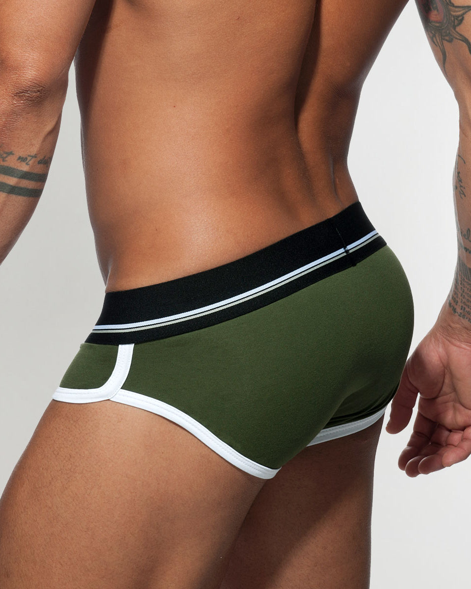 Addicted Curve Brief Khaky