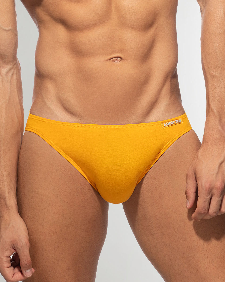 Addicted Cotton Bikini Brief Mustard