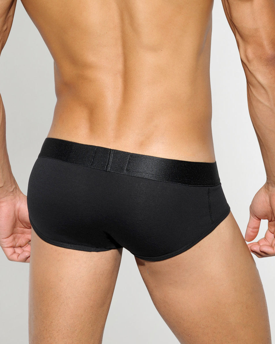 ES Collection Basic Cotton Brief Black