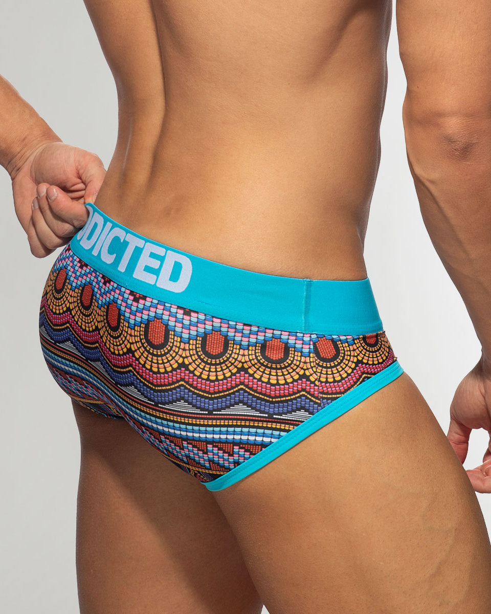 Addicted Sudan Swimderwear Brief Turquoise