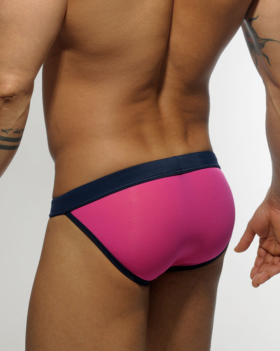 Addicted Sexy Low Rise Swim Brief Pink