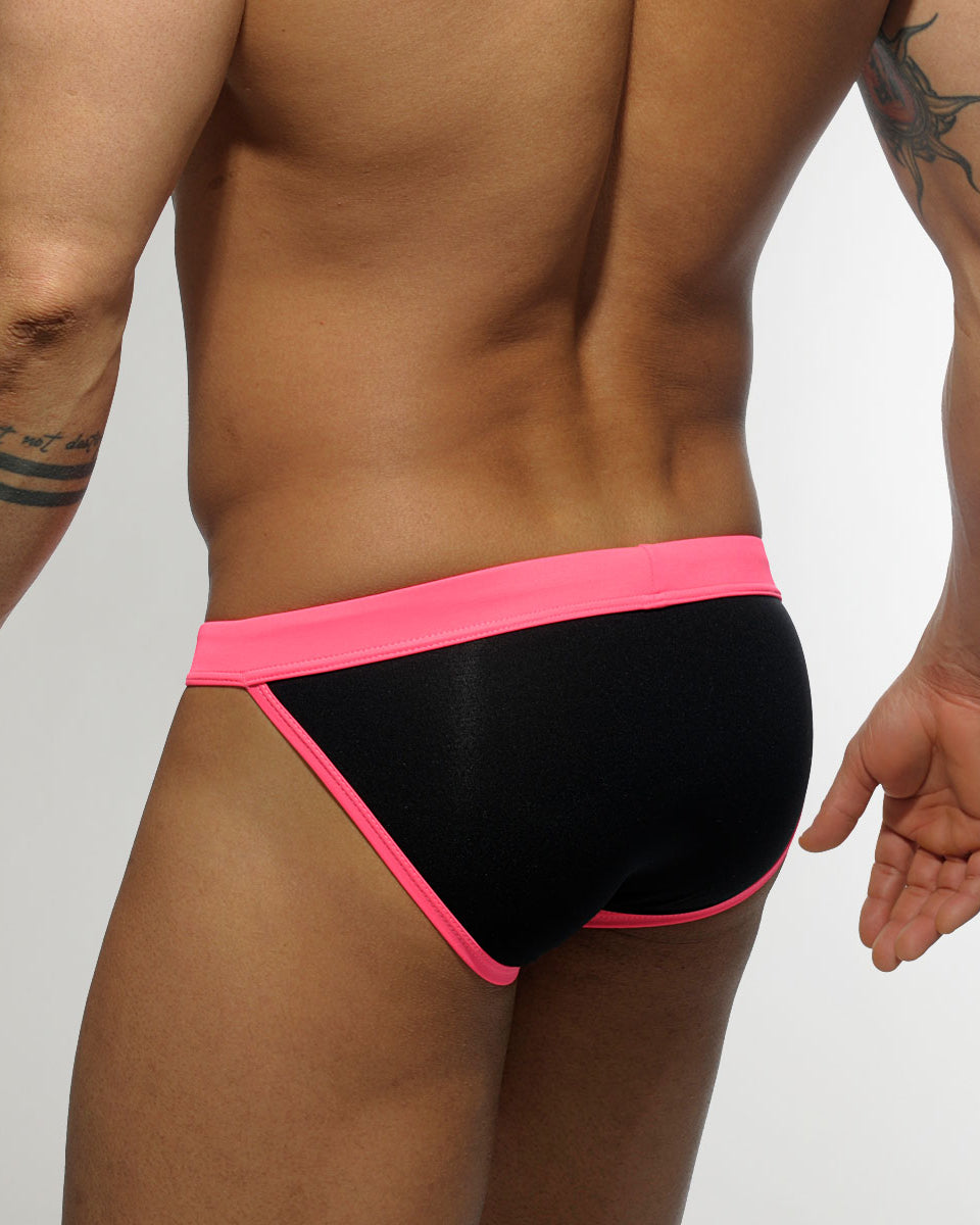 Addicted Sexy Low Rise Swim Brief Black