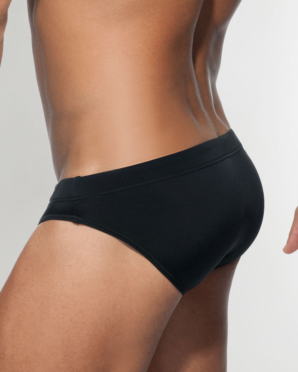 Addicted AD Swim Brief Black