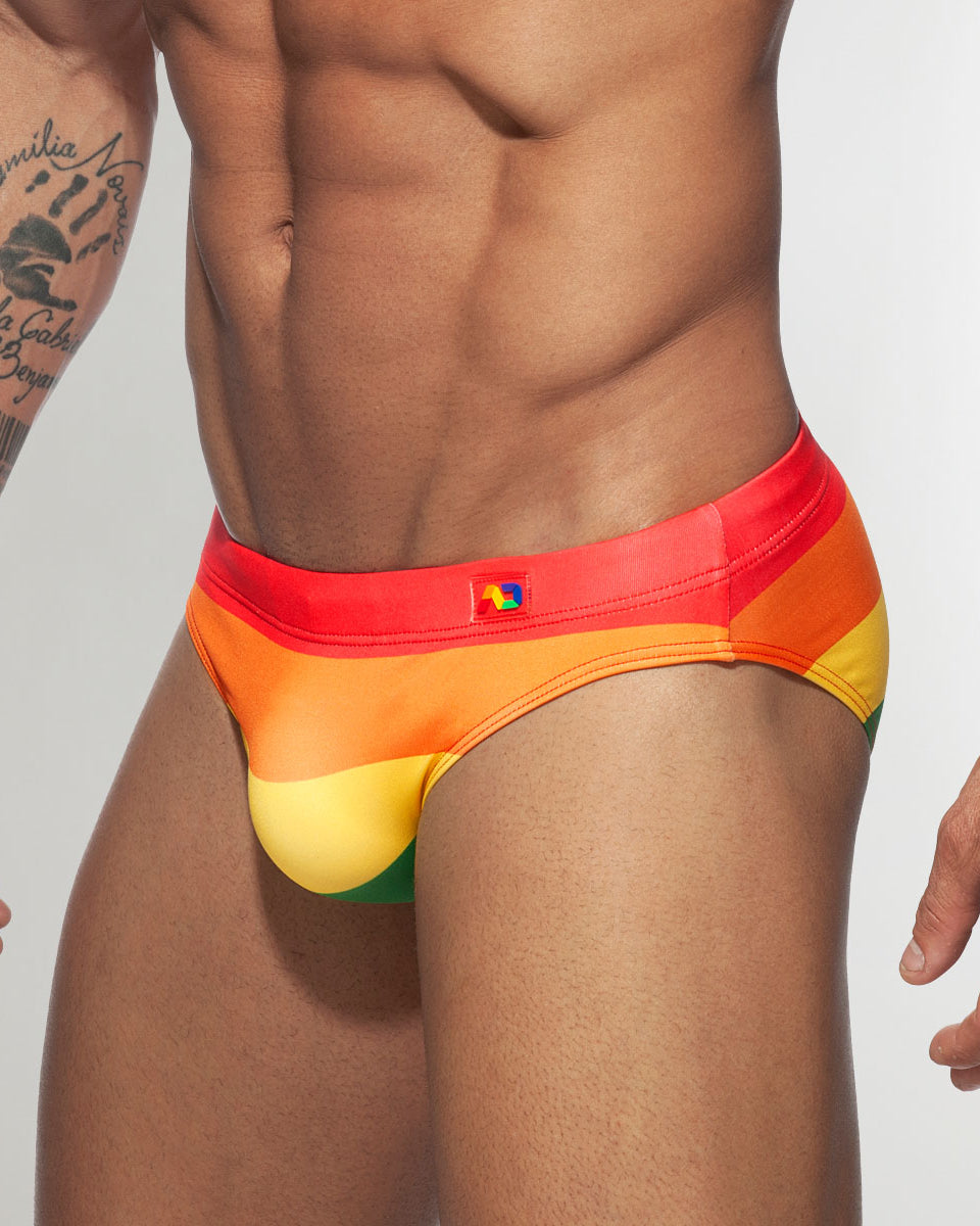 Addicted Rainbow AD Bikini Brief Red