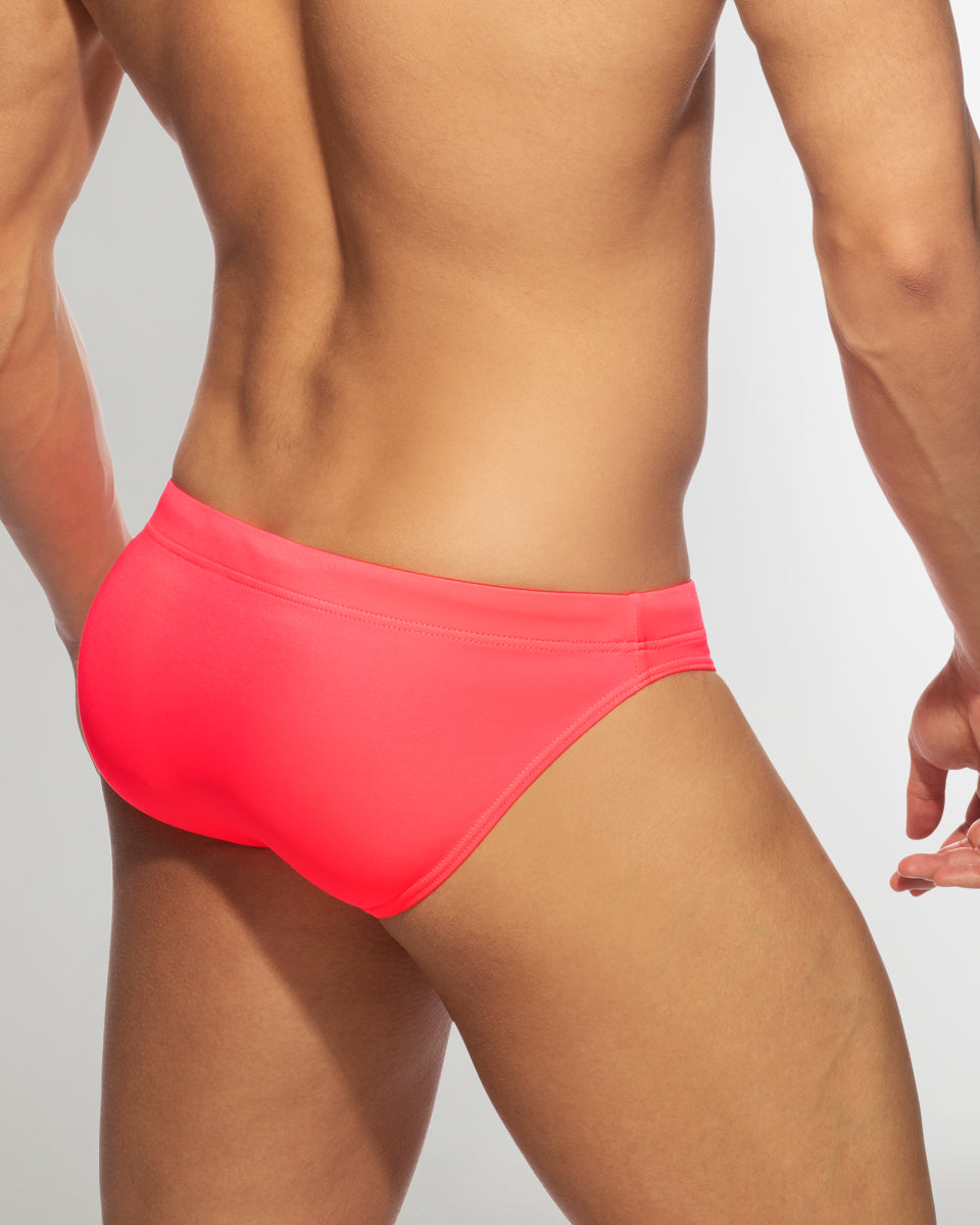 Addicted Neon Swim Bikini Brief Neon-pink