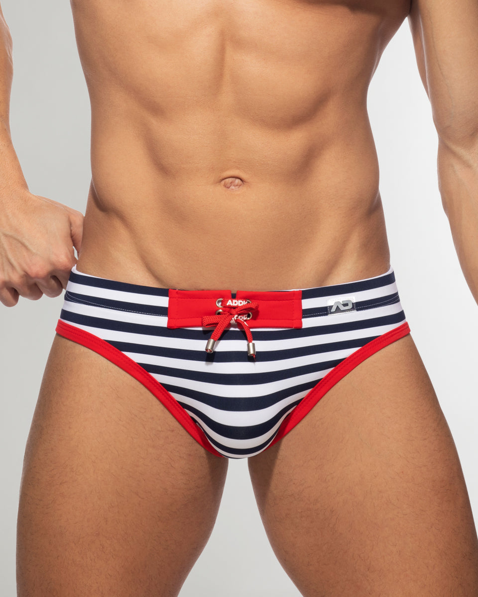 Addicted Sailor Swim Bikini Brief Red