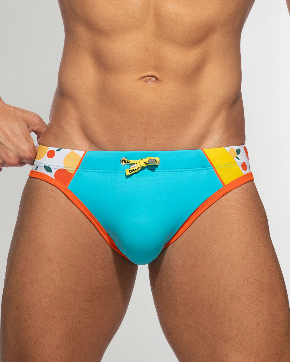 Addicted Combi Fruit Swim Brief Turquoise